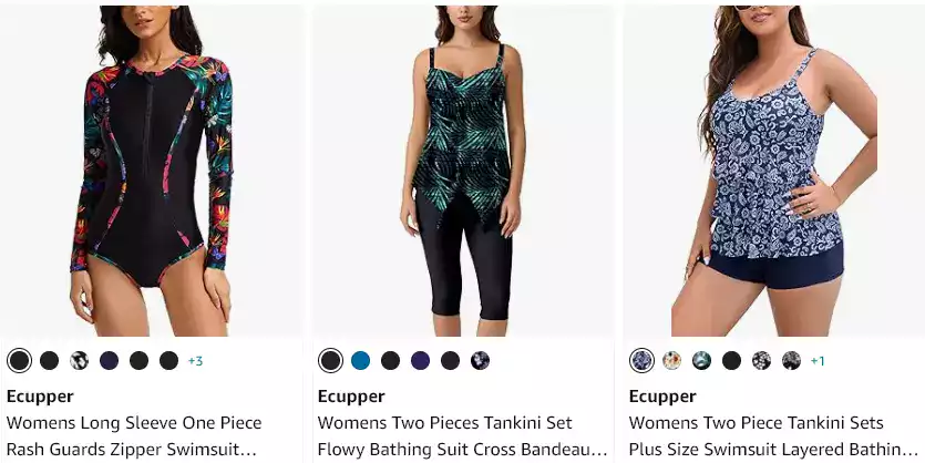 ECUPPER Bathing Suits